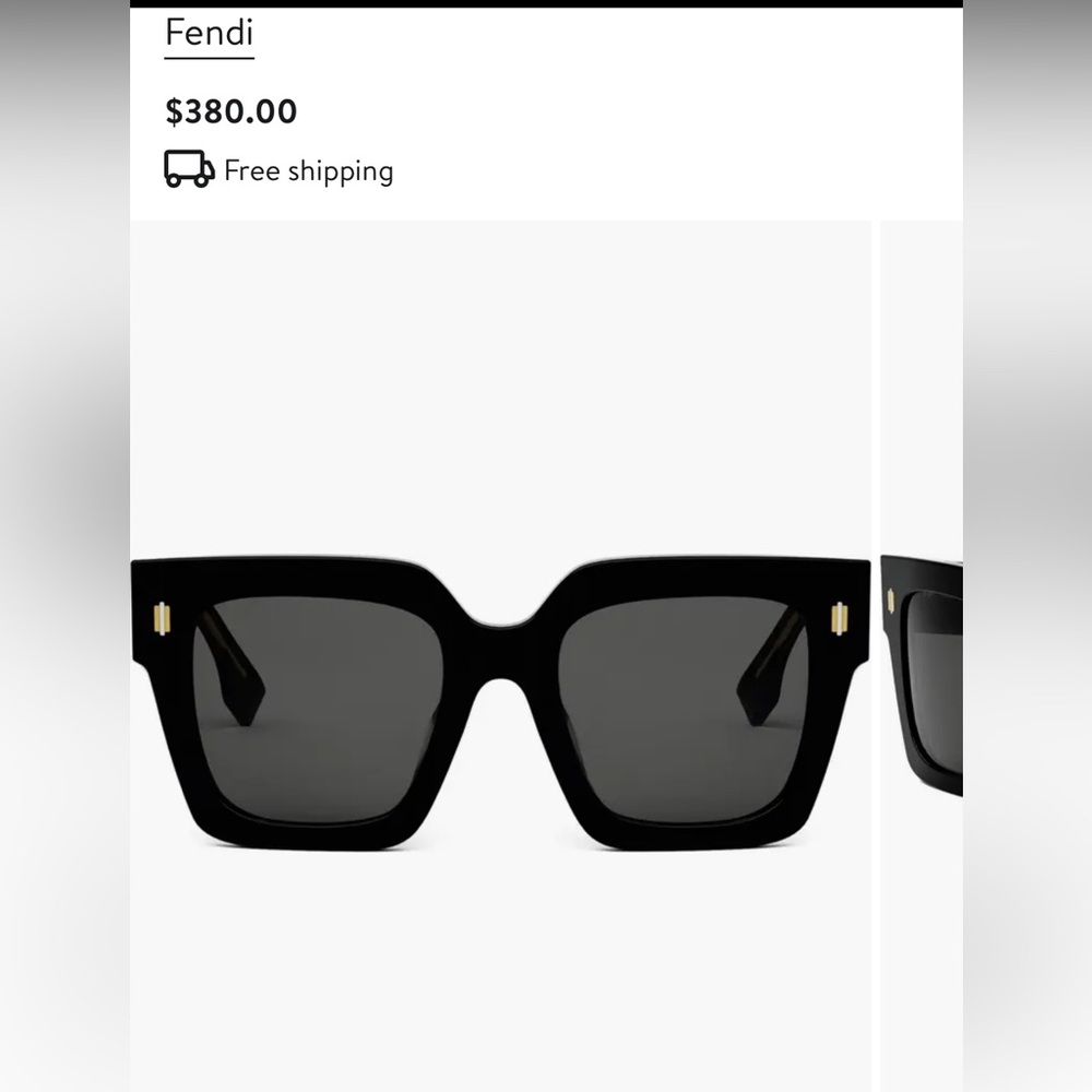 Fendi Roma sunglasses comes w box and bag